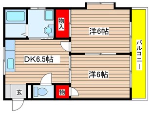 ハピネス八事の物件間取画像